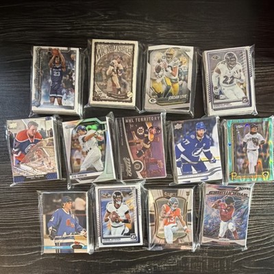 Topps Panini Upper Deck NFL MLB NHL NBA Trading Cards  25 card packs