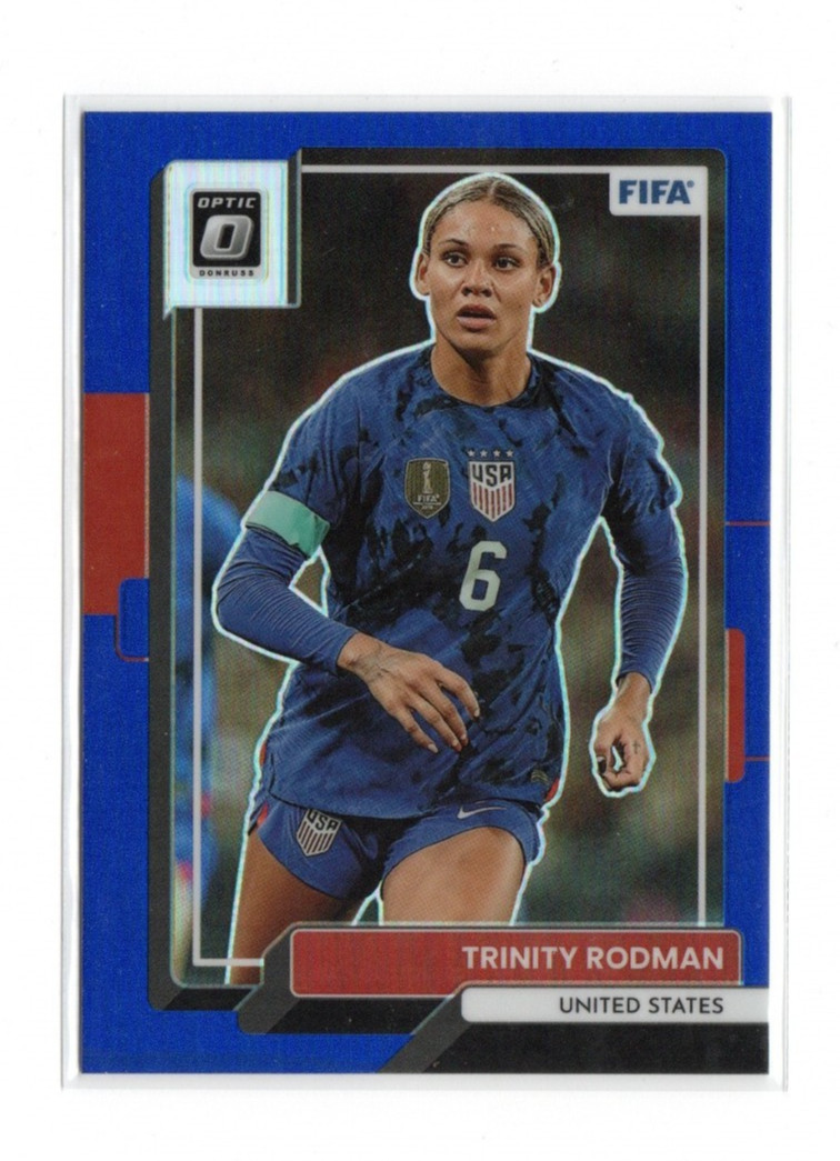 TRINITY RODMAN  2022 23 Donruss Optic BLUE PRIZM  10/99  FIFA