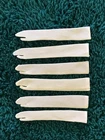 Vintage Barbie LONG WHITE Tricot GLOVES - 2 PAIRS   (1960s)
