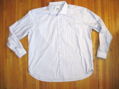 Joseph Abboud Pink Pinstripe Non Iron Dress Shirt Size 4XL-Tall 20T-38/39 New
