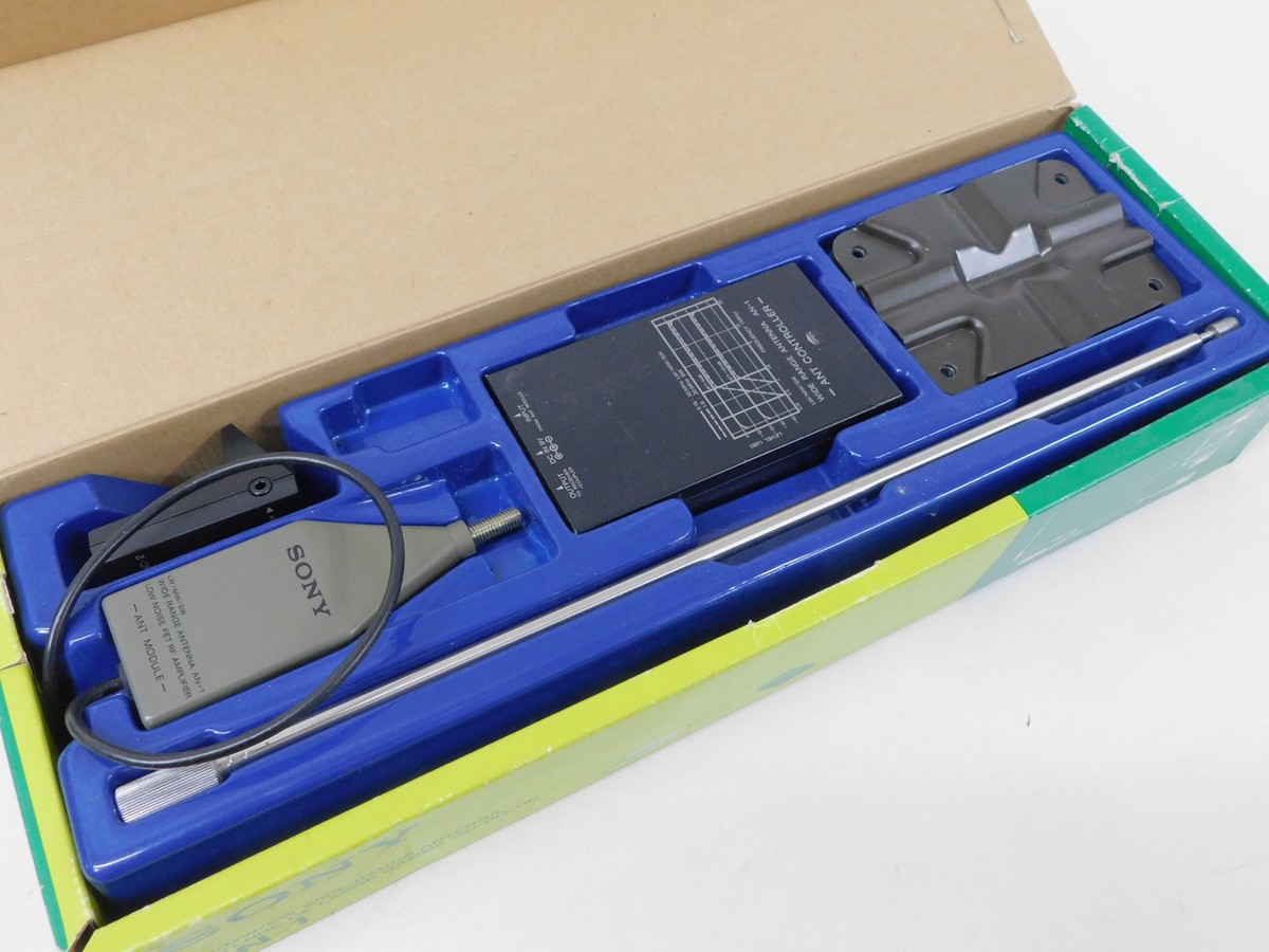 SONY AN-1 LW/MW/SWアンテナ 未使用 美品 電波ハンドブック付き Sony AN-1 LW MW SW Wide-Range Radio Communications Antenna +