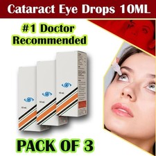 Cataract Removal Eye Drop Improve Blurred Vision Restore Eyesight Hot 3 Pack