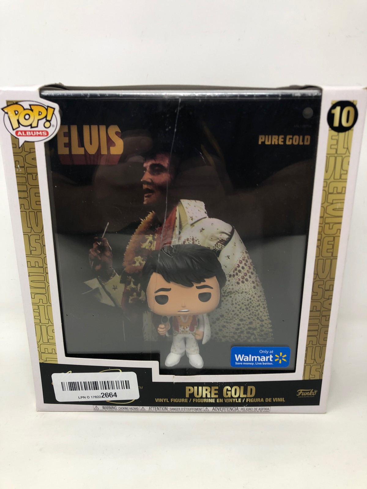 Funko Pop! Elvis Presley: Oro Puro #10 Caja Dañada Ver Fotos