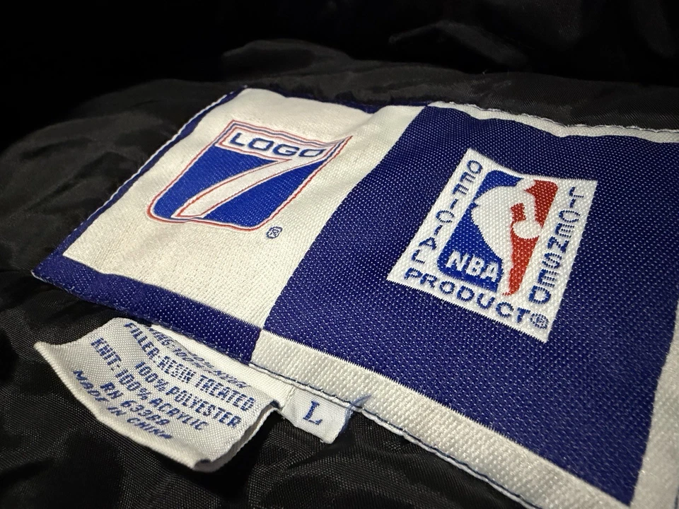 Size L - Vintage 90’s Miami Heat Logo 7 Full Zip Jacket - Image 2 of 4