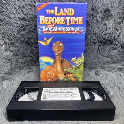 The Land Before Time More Sing Along Songs VHS Tape 1998 An American Tail Rare