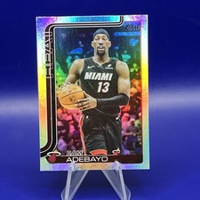 Bam Adebayo 2025 Topps Holo Foil
