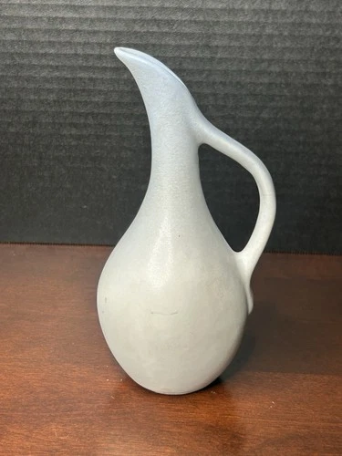 Vintage Van Briggle Art Pottery Pitcher White 7” Colorado Springs CO Signed