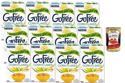 Nestlé GoFree Corn Flakes Glutenfrei 12x375g Frühstückscerealien +Polpa