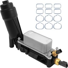 Engine Oil Cooler  Oil Filter Housing Assembly Compatible with Chrysler 200 ...