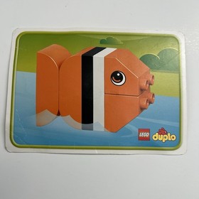 Lego Duplo My First Brick 10848 Clown Fish Only Toy Building Set W/ Card