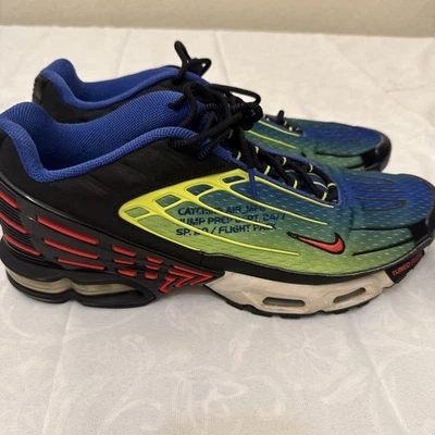 RARE Nike Air Max Plus 3 III TN Parachute Hyper Blue Mens Shoe Size 9 CU4710-400 - Photo 1/4