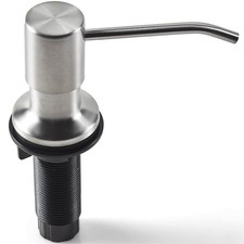 Built in Soap Dispenser for Kitchen Sink, Brushed Nickel, Fits 1 to 1.25 Inch...