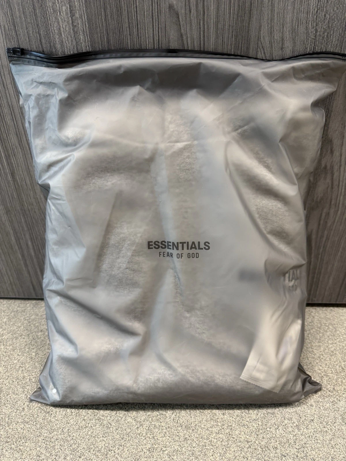 Felpa con cappuccio Fear of God Essentials Light Heather Grey SS24 taglia XL nuova 192HO246258F