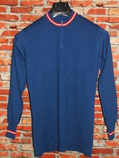 EROICA MAGLIA SHIRT MAILLOT BICI CICLISMO VINTAGE 70'S M. BERGAMO 80% LANA