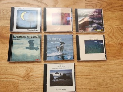 7 Nature Outdoor Sounds Music CDs   Seascapes Solitudes Ocean & More - Very Good
