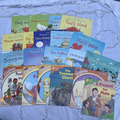 Mixed bundle Phonics Reading Books X 20 Inc Usborne Readers, Oxford Reading Tree