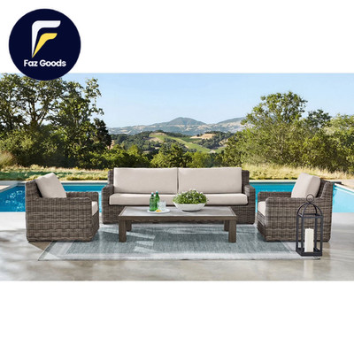 Halstead XL Seating with Sunbrella Fabric 4Pc FREE SHIPPING