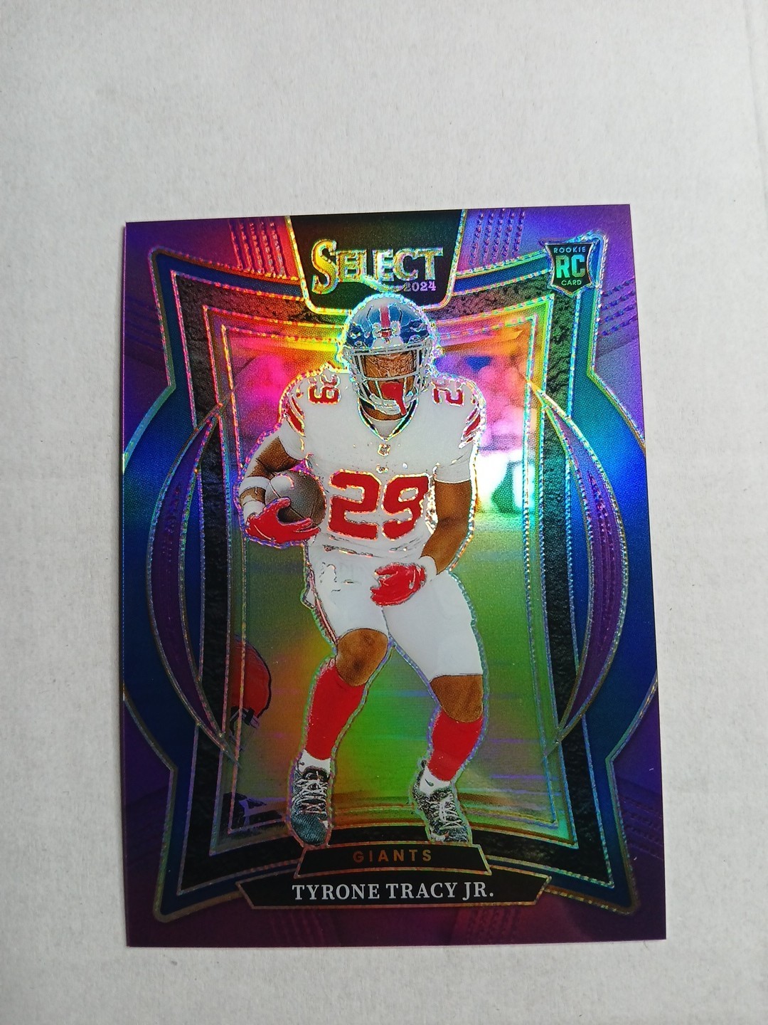 Tyrone Tracy Jr 2024 Select Concourse #61 Purple /75 Rookie Giants