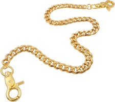 Pants Wallet Chain for Men Women Boy Girl,Heavy Duty Pocket Chain Metal Wallet K