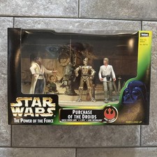 Star Wars Power of the Force Green Cinema Scenes Purchase of the Droids 1997