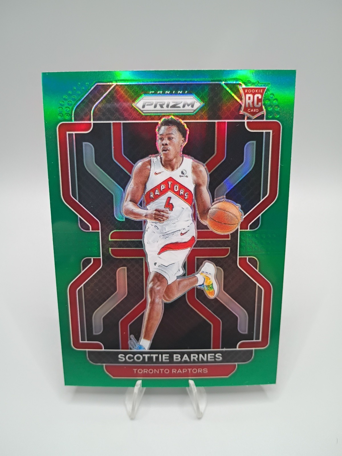 2021-22 Panini Prizm Scottie Barnes #320 Green Prizm Rookie Card RC