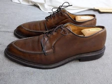 Allen Edmonds Shoes Mens Size 11.5 E Brown Leather Derby Split Toe Oxford Dress