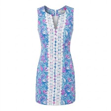 LILLY PULITZER My Fans Shell Sheath Dress 4 S 20TH Anniversary Target Collab