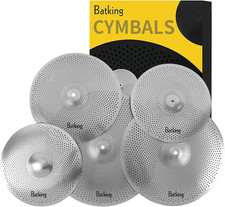 Set Di Piatti Batteria a Basso Volume Confezione 60%-70%,14/16/18/20" Set Di Pia