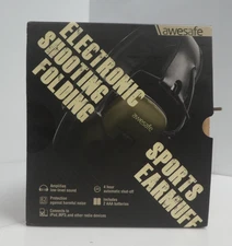 awesafe Electronic Shooting Folding Sports Earmuffs Black