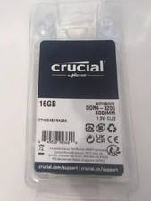 16GB Laptop DDR4-3200 SODIMM 1.2V Crucial/Micron/SK Hynix/Samsung RAM Memory