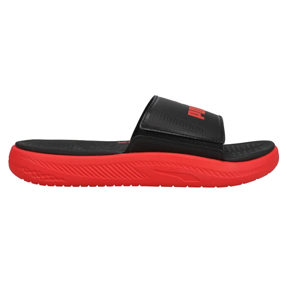 Scarpe casual Puma Softride Slide ragazzo nero rosso sneakers 38499202