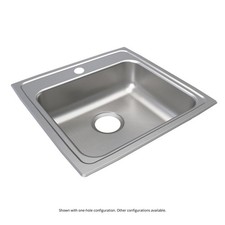 Elkay LRAD1919653 Lustrous Satin Stainless Steel Single Bowl Drop-in ADA Sink