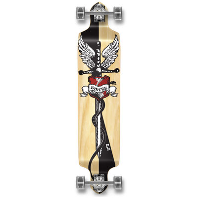 Yocaher Drop Down Complete Longboard Speed Cruise - SMITE 