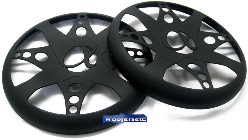 2 CUBIERTAS PARA SUBWOOFERS KICKER ALPHASONIK NEGRAS UNIVERSALES DE METAL 15" NUEVAS Foto 3 de 4