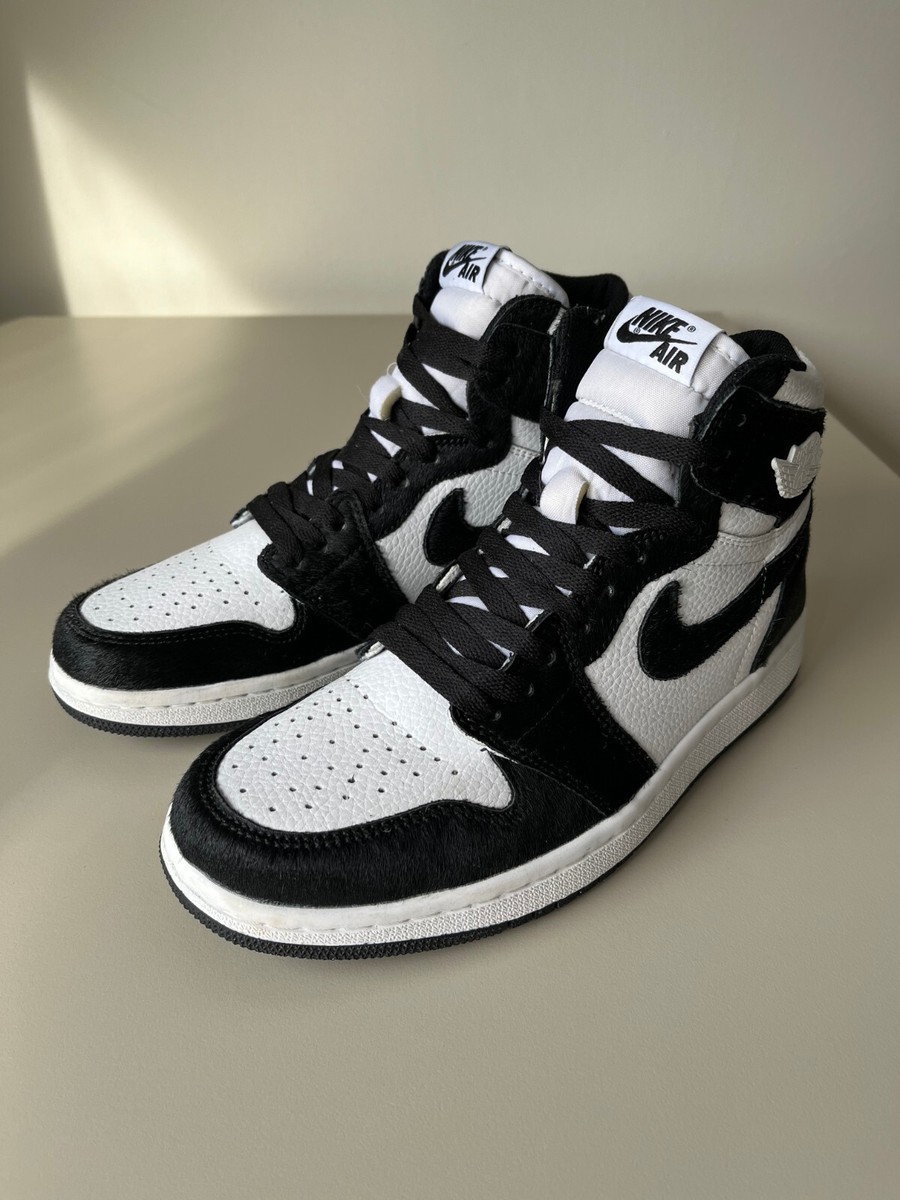 Nike Air Jordan Retro OG High Twist Pony Panda Black Mens
