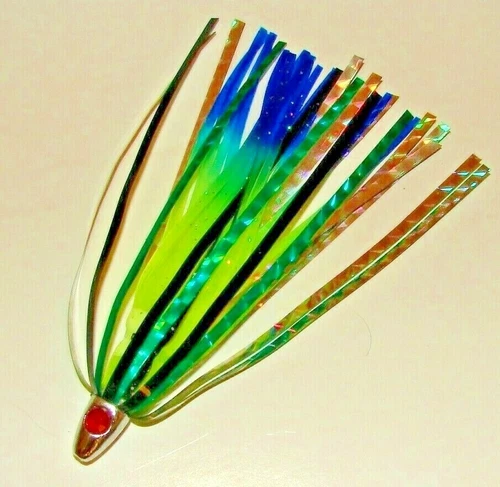 MYLAR DUSTER SEAWITCH BLUE WATER FISH CANDY FLASH KINGFISH MACKERAL LURE FISHING