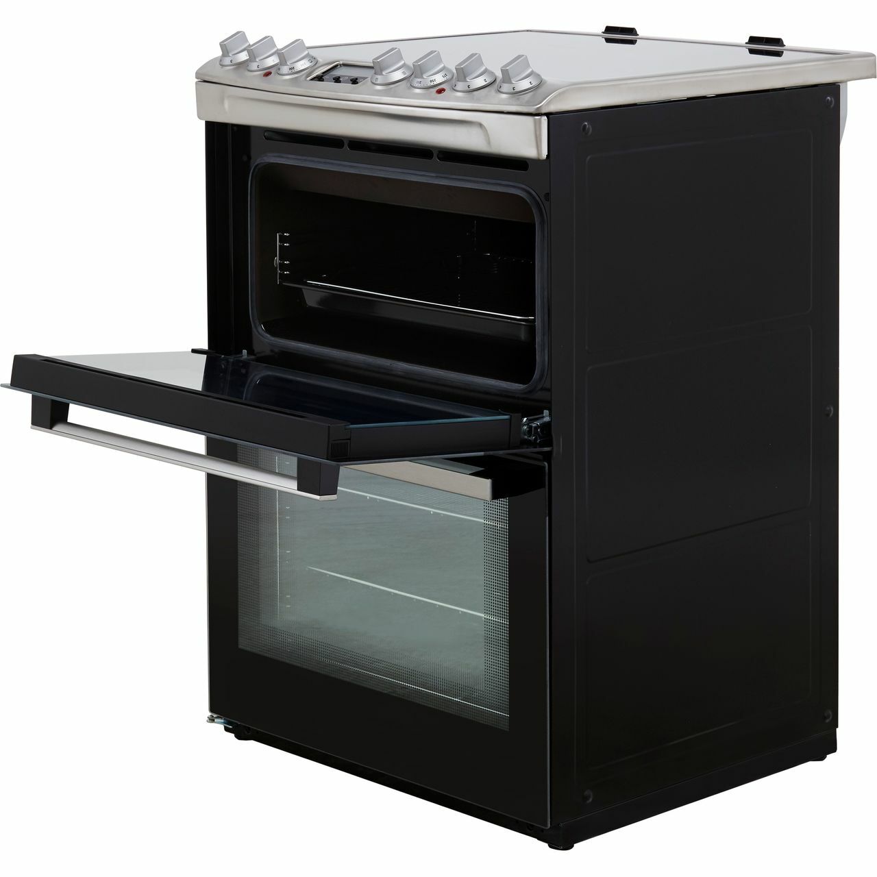 Zanussi ZCV69360XA 60cm Free Standing Electric Cooker with Ceramic Hob