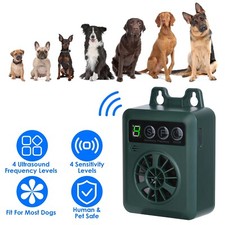 NEW Outdoor Ultrasonic Anti-Barking Device Dog Bark Control Sonic Silencer