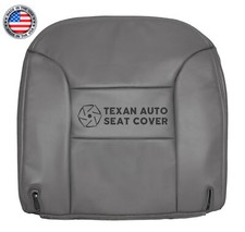 1995 1996 1997 Chevy Silverado 3500 4x4 Driver Bottom Leather Seat Cover Gray
