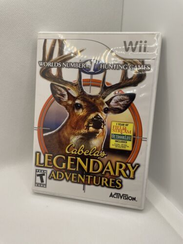Cabela's Legendary Adventures (Nintendo Wii, 2008) Game CIB Complete Tested