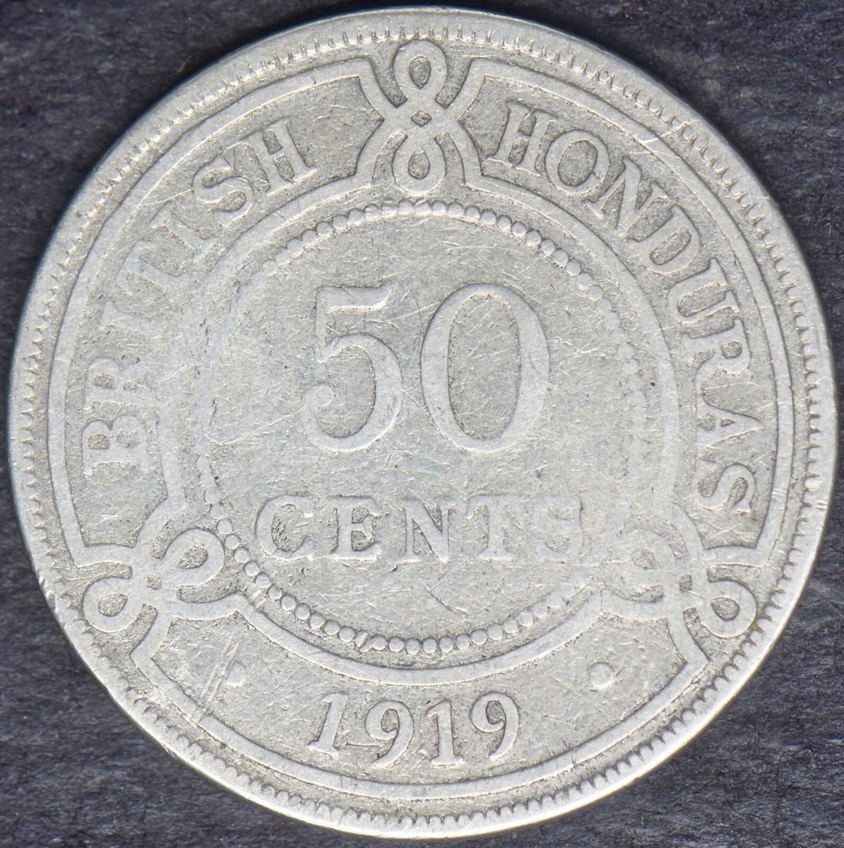 1919 British Honduras Silver 50 Cents - ✪COINGIANTS✪ | eBay