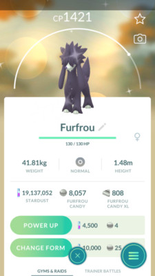 Pokémon Trade GO - Shiny Furfrou & 2nd Charge for PVP Great (30days trade)