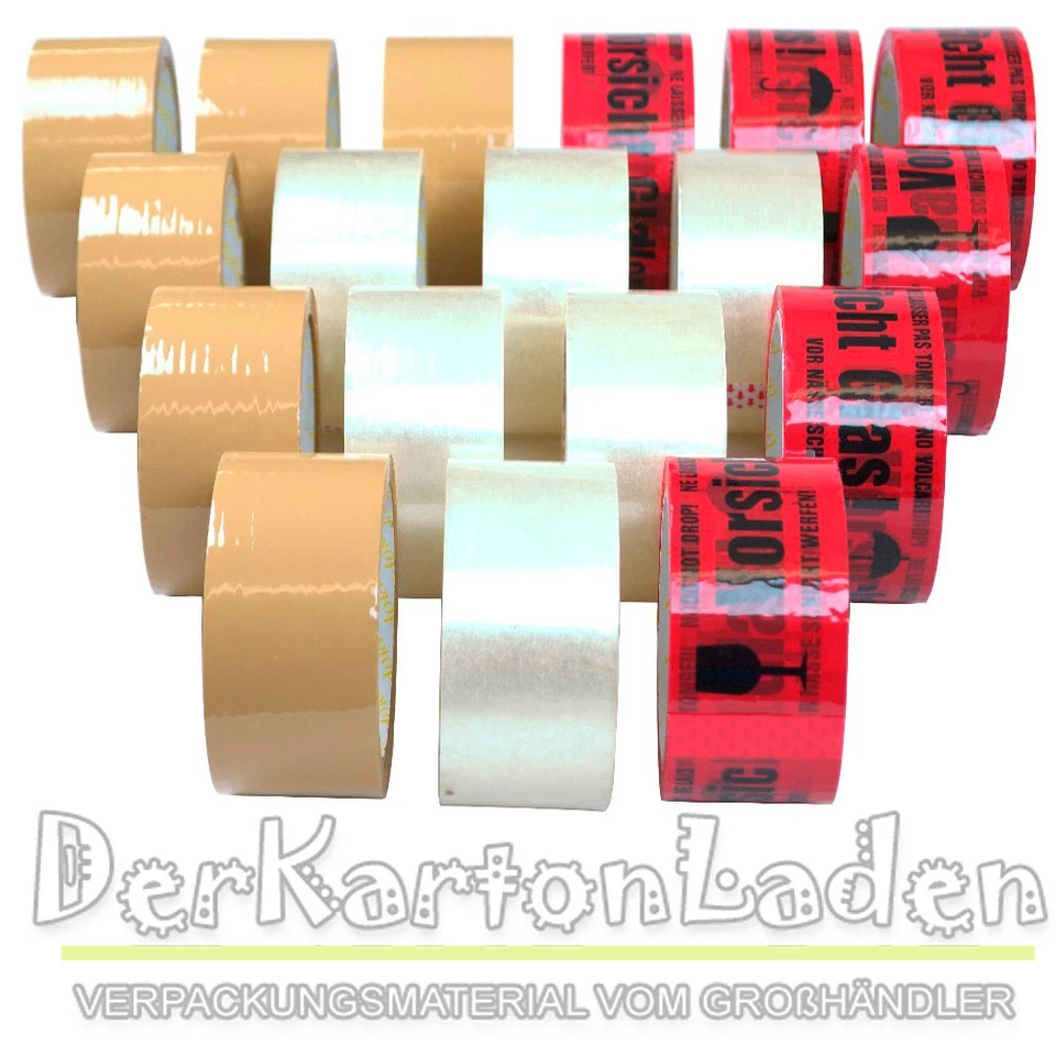 MIDORI © Midori Klebeband Braun PP Packband Paketband Tape 48 mm x 66 m