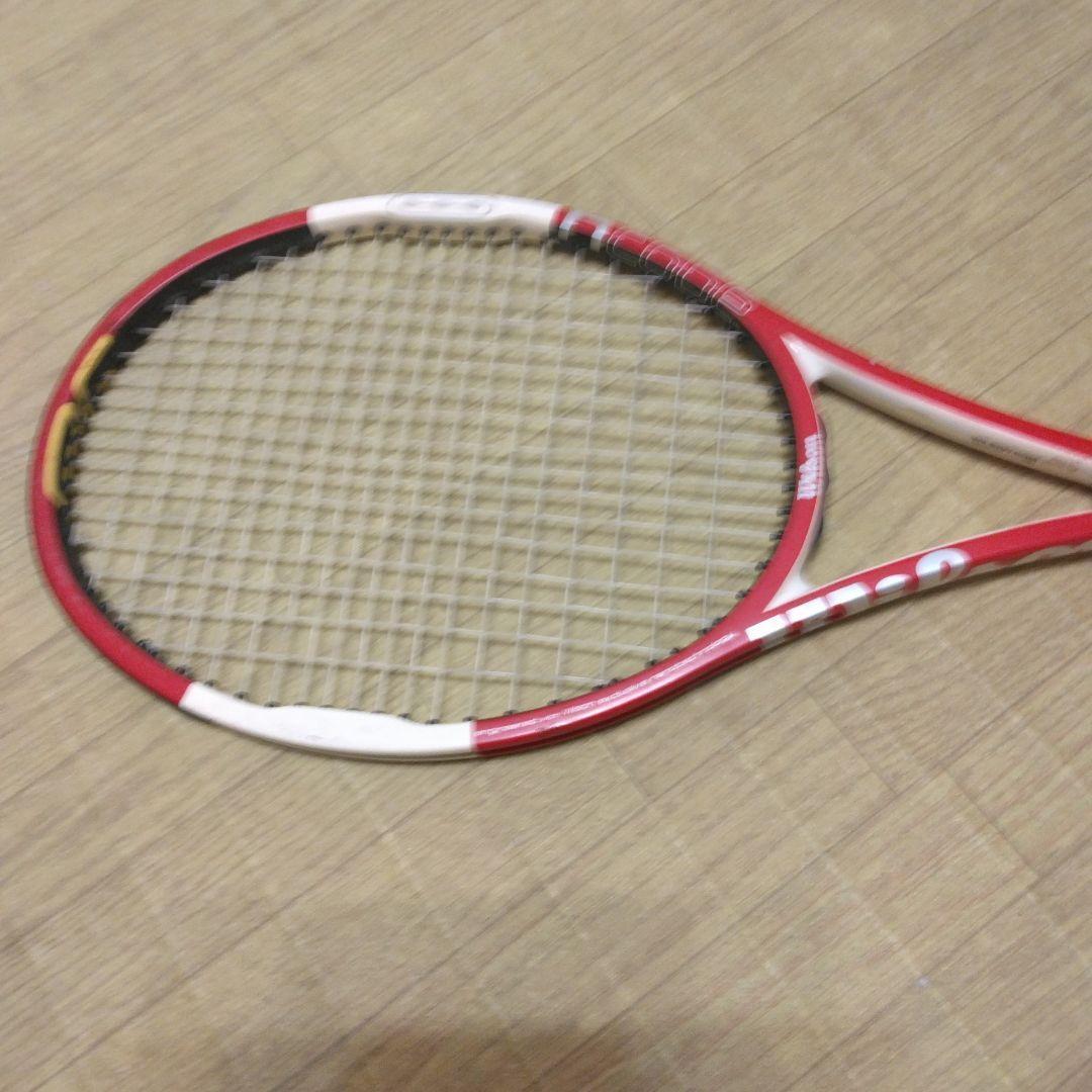 Wilson n code six one tour 90 2005 federer red white grip 3 Wilson n code six one tour 90 2005 federer red white grip 3