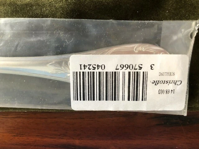 Garfo de jantar Christofle Marly prata esterlina 8" - Imagem 3 de 4