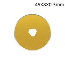 10 Pcs Titanium Coated 45mm Rotary Cutter Blades Cutting Quilting