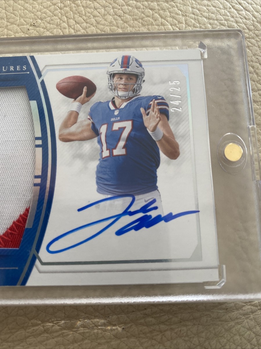 2018 National Treasures Josh Allen rookie RC Patch Auto Holo