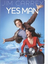 No Disc No Case ORIGINAL COVER ART Yes Man 2009 DVD Cover Carrey Deschanel