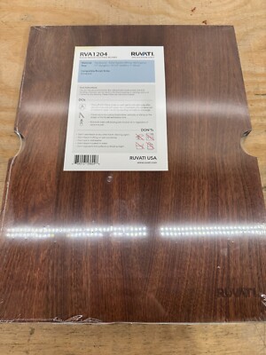 Ruvati RVA1204 Accessories Wood 13'' x 17'' Cutting Board - Sapele Hardwood