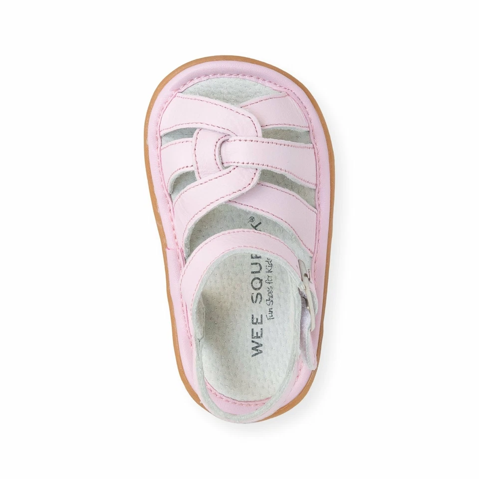 Sandalia chirriante Wee Squeak Emma rosa niño talla 3-12 Foto 2 de 4